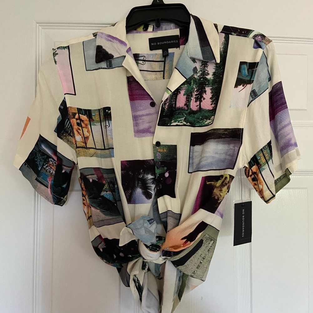 Patterned Button Down